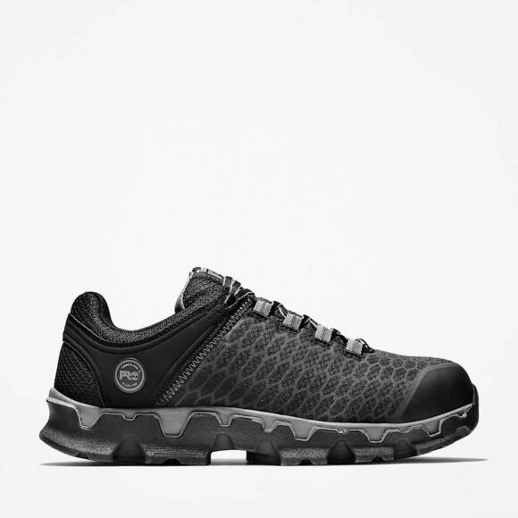 NEW TIMBERLAND men's powertrain sport alloy toe work sneaker - wide in w